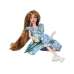 Children's Doll Emily Spring Long Hair Blue Flower Dress