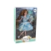 Children's Doll Emily Spring Long Hair Blue Flower Dress