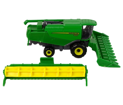 Farm Vehicle Combine with Seeder Green Yellow