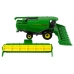 Farm Vehicle Combine with Seeder Green Yellow