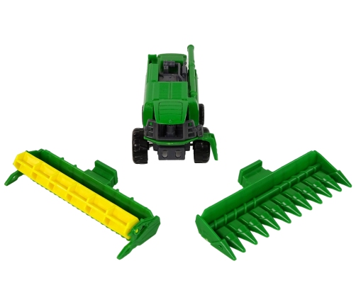 Farm Vehicle Combine with Seeder Green Yellow