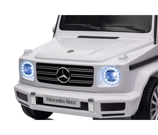 Vienvietīgs elektromobilis Mercedes G500 White