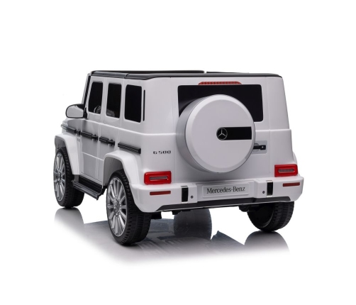 Vienvietīgs elektromobilis Mercedes G500 White