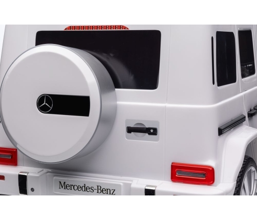 Vienvietīgs elektromobilis Mercedes G500 White