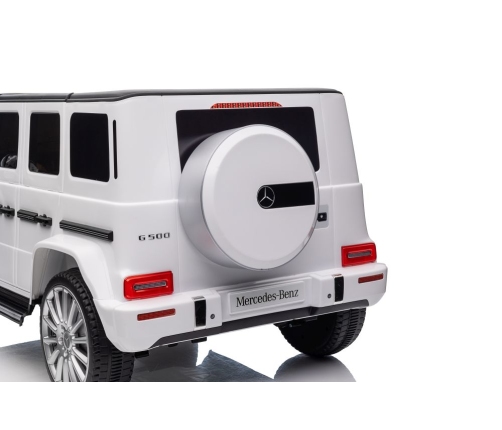 Vienvietīgs elektromobilis Mercedes G500 White