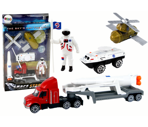 Set of Figures Space Truck Rocket 8 pcs.