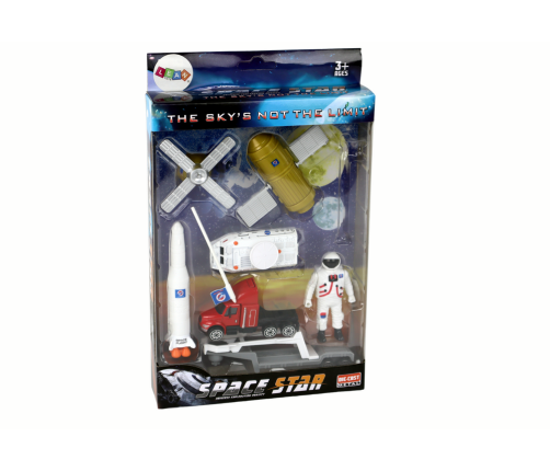 Set of Figures Space Truck Rocket 8 pcs.