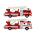 Fire Truck With Friction Drive Sound Extendable Ladder