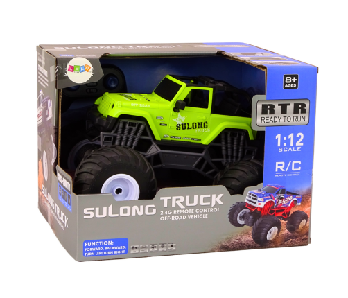 Remote Controlled Off-Road Car 2.4G RC 1:12 Green