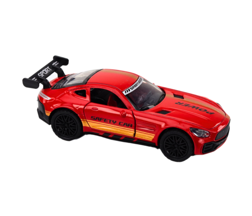 Sports Car Car 1:32 Action Figure Red Spoiler Metal