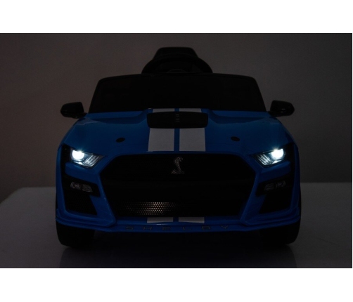 Elektriskā sporta automašīna bērniem Ford Mustang GT500 Shelby Blue