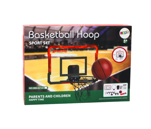 Kids Basketball Basket Backboard Counter Ball Set