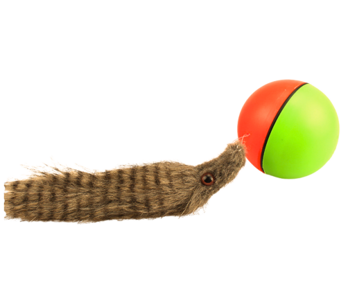 Ball with Fluffy Ferret Tail Interactive Bath Toy