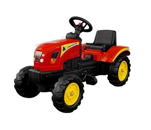 Bērnu pedāļu traktors ar piekabi Red 135 cm