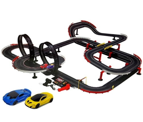 Raceway with Cars 2 Cars 1420 cm Turbo 1:43 Controllers