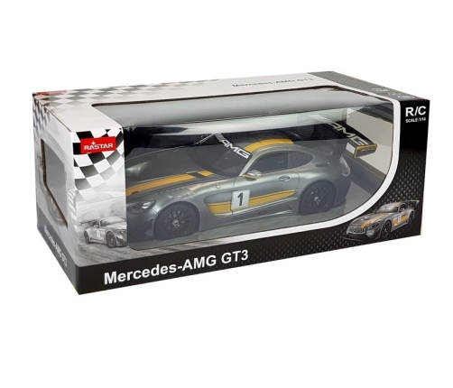 Car R/C Mercedes AMG GT3 Rastar 1:14 Grey