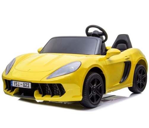 Elektriskā sporta automašīna bērniem YSA021A Yellow