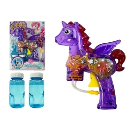 Soap Bubble Gun Unicorn Purple