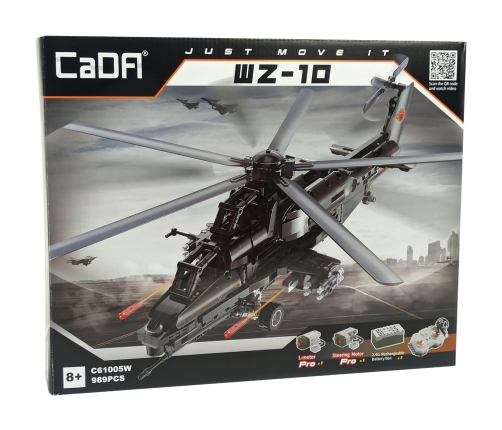 Cada Helicopter Construction Blocks 989 pieces