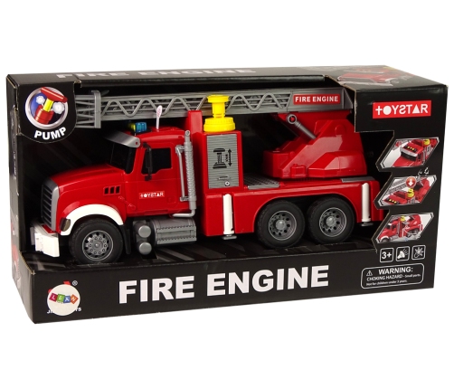 Fire Truck Red Water Sounds Lights