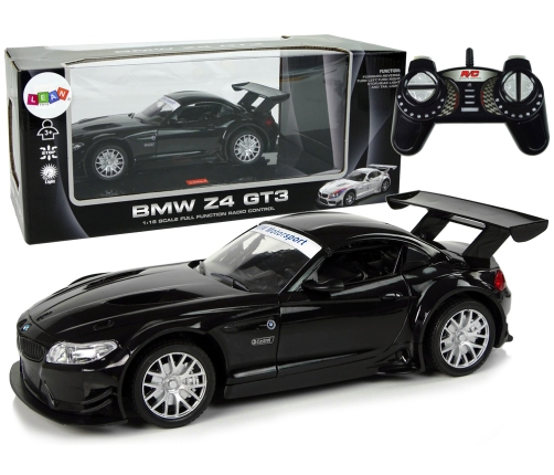 Sports Car R/C 1:18 BMW Z4 GT3 Black 2.4 G Lights