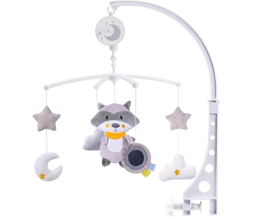 Melody Plush Racconn Carrousel for Baby's Cot