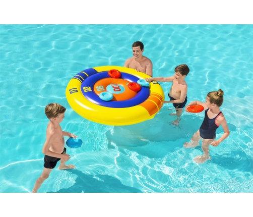 Inflatable Pool Game Arcade Shield, Frisbee 140 cm Bestway 52566