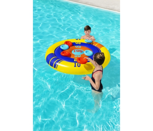 Inflatable Pool Game Arcade Shield, Frisbee 140 cm Bestway 52566