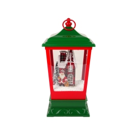 Christmas Lantern Lights Snowflake Red & Green