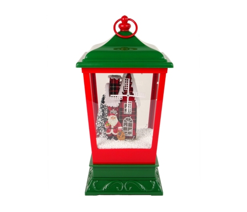 Christmas Lantern Lights Snowflake Red & Green