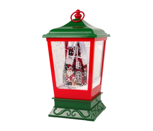 Christmas Lantern Lights Snowflake Red & Green