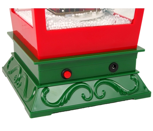 Christmas Lantern Lights Snowflake Red & Green