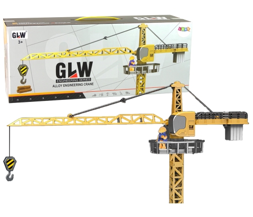 Construction Vehicle Crane Crane 95 cm Yellow