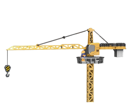 Construction Vehicle Crane Crane 95 cm Yellow