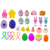 Easter Fidget Toys Anti-stress Set 36 Pieces