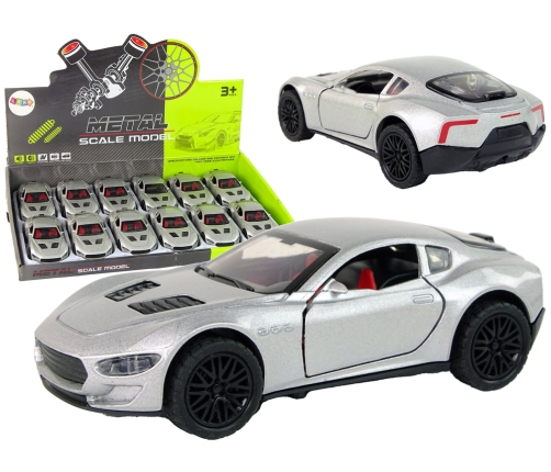 Resorak Vehicle 1:36 Friction Drive Lights Sounds Silver