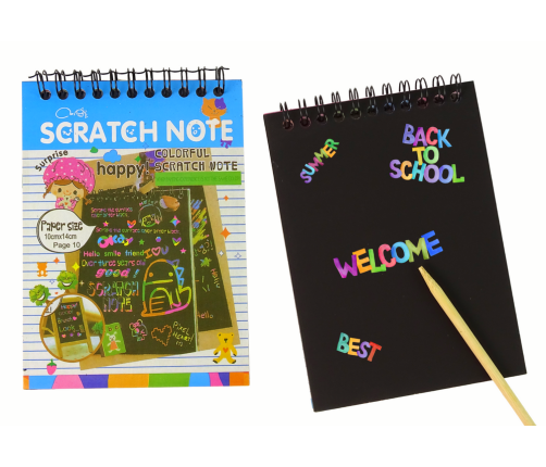 Scratchboard Notes For Kids Blue