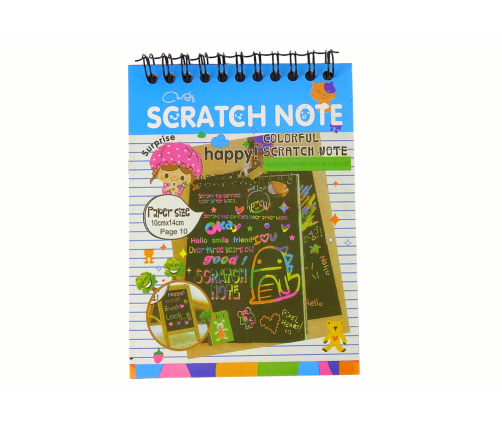 Scratchboard Notes For Kids Blue