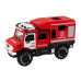 Off-Road Vehicle Fire Department Red Opening Doors Sounds Lights