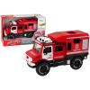 Off-Road Vehicle Fire Department Red Opening Doors Sounds Lights