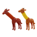 Giraffe Stretching Anti-stress Luminous LED Pop Tube MIX