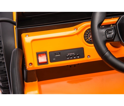 Divvietīgs bērnu elektromobilis Bagijs YSA8813 24V Orange