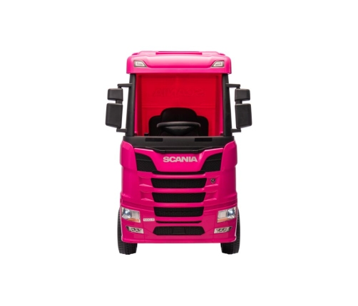 Детский электрический грузовик  Scania 500R HL698 Pink