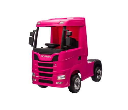 Детский электрический грузовик  Scania 500R HL698 Pink