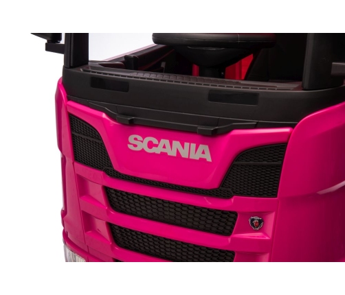 Детский электрический грузовик  Scania 500R HL698 Pink