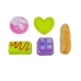 Set of Sweets Desserts Ice Cream Cookies Accessories