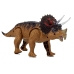 Dinosaur Triceratops Battery Operated Yellow