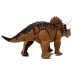 Dinosaur Triceratops Battery Operated Yellow