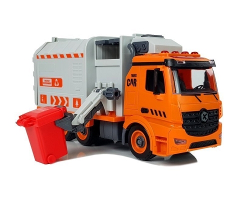 DIY Garbage Truck Sorter Kit Waste Sorting Game Screwdriver Sound Light Effects