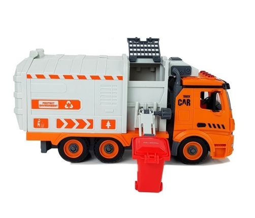 DIY Garbage Truck Sorter Kit Waste Sorting Game Screwdriver Sound Light Effects